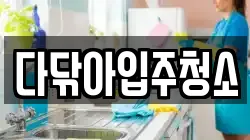 다닦아입주청소
