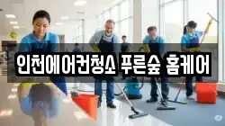 인천에어컨청소 푸른숲 홈케어