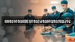 이사청소거주청소아파트입주청소준공청소사무실청소스팀살균무료