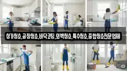 상가청소,공장청소,바닥코팅,외벽청소,특수청소,종합청소전문업체