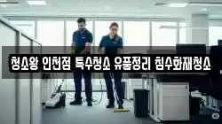 청소왕 인천점 특수청소 유품정리 침수화재청소