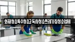 화재청소특수청소고독사청소쓰레기집청소업체