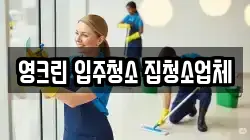 영크린 입주청소 집청소업체