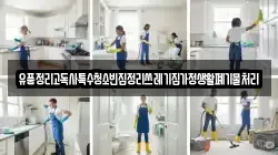 유품정리고독사특수청소빈집정리쓰레기집가정생활폐기물처리