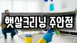 햇살크리닝 주안점