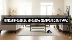 이사청소거주청소아파트입주청소준공청소사무실청소스팀살균무료