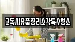 고독사유품정리소각특수청소
