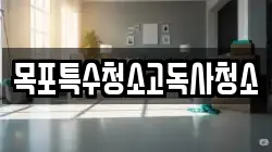 목포특수청소고독사청소