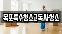 목포특수청소고독사청소