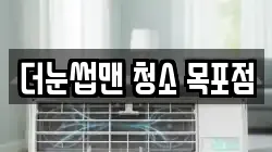 더눈썹맨 청소 목포점
