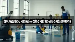 하수구뚫음하수도막힘뚫는곳정화조막힘횡주관오주관청소맨홀역류