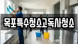 목포특수청소고독사청소
