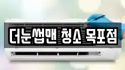 더눈썹맨 청소 목포점