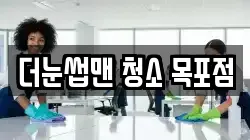 더눈썹맨 청소 목포점