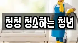 청청 청소하는 청년