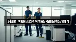 24시변기막힘싱크대하수구막힘뚫음역류배관청소고압세척