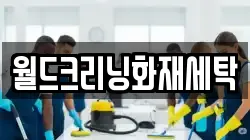 월드크리닝화재세탁