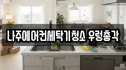 나주에어컨세탁기청소 우렁총각
