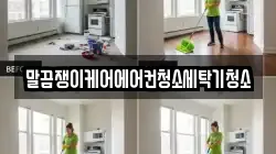 말끔쟁이케어에어컨청소세탁기청소