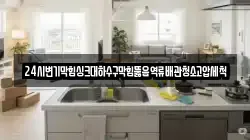 24시변기막힘싱크대하수구막힘뚫음역류배관청소고압세척