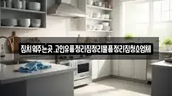 집치워주는곳.고인유품정리집정리물품정리집청소업체