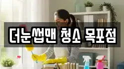 더눈썹맨 청소 목포점