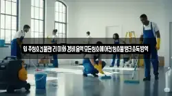 입주청소건물관리미화경비용역모든청소에어컨청소물탱크소독방역