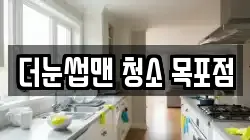 더눈썹맨 청소 목포점
