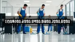 더진심특수청소.공장청소.외벽청소.화재청소.고압청소,종합청소