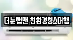 더눈썹맨 친환경청소대행