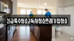 긴급특수청소고독사청소쓰레기집청소