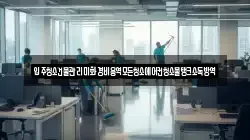 입주청소건물관리미화경비용역모든청소에어컨청소물탱크소독방역