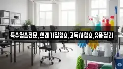 특수청소전문,쓰레기집청소,고독사청소,유품정리