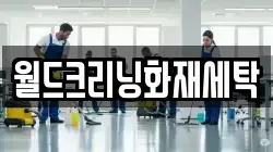 월드크리닝화재세탁