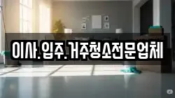 이사.입주.거주청소전문업체