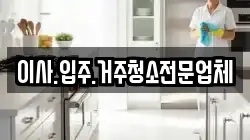 이사.입주.거주청소전문업체