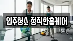 입주청소 정직한홈케어