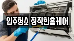 입주청소 정직한홈케어