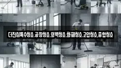 더진심특수청소.공장청소.외벽청소.화재청소.고압청소,종합청소