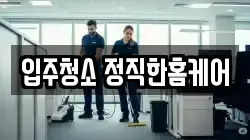 입주청소 정직한홈케어