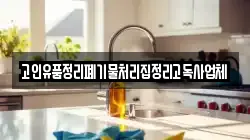고인유품정리폐기물처리집정리고독사업체