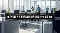 아파트입주청소이사청소사무실청소거주청소봄빛홈케어