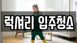 럭셔리 입주청소