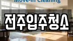 전주입주청소