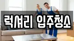 럭셔리 입주청소