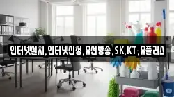 인터넷설치,인터넷신청,유선방송,SK,KT,유플러스
