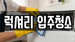럭셔리 입주청소