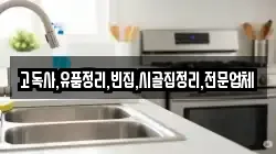 고독사,유품정리,빈집,시골집정리,전문업체