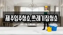 제주입주청소,쓰레기집청소