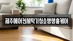 제주에어컨세탁기청소생생홈케어